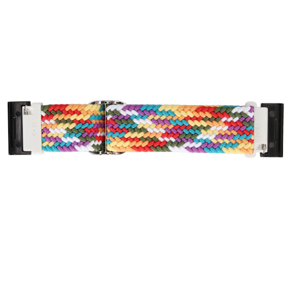 Nylonklokkerem, elastisk, pustende, vevd justerbar 26 mm spenneklokkerem for Vertix 2 Fargerik