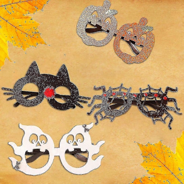 2-pack Dekorationsglasögon Kreativa Spökpumpa Spindelglasögon Atmosfär Layout Dekorationsglasögon H