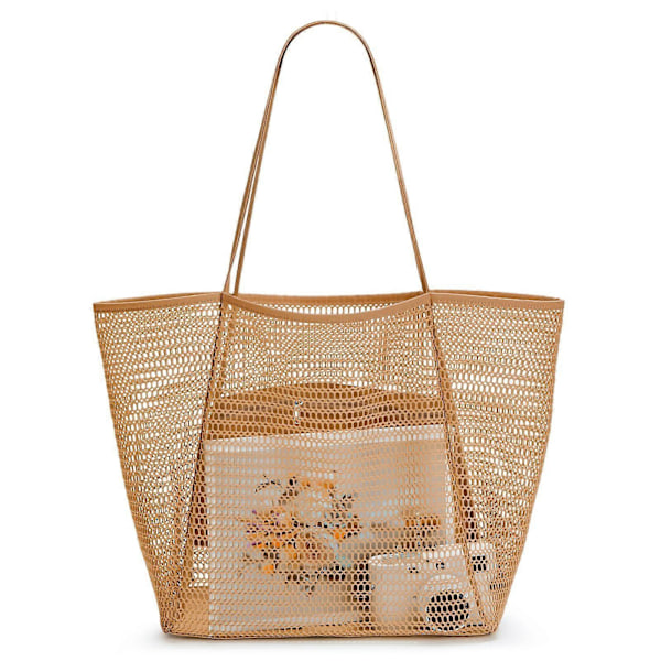 Mesh Strandtaske Dame Skuldertaske