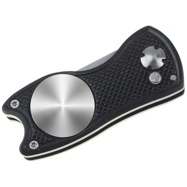 Bärbar Golf Divot Tool Golf Green Reparations Pitch Fork Bollmarkör Träningsverktyg