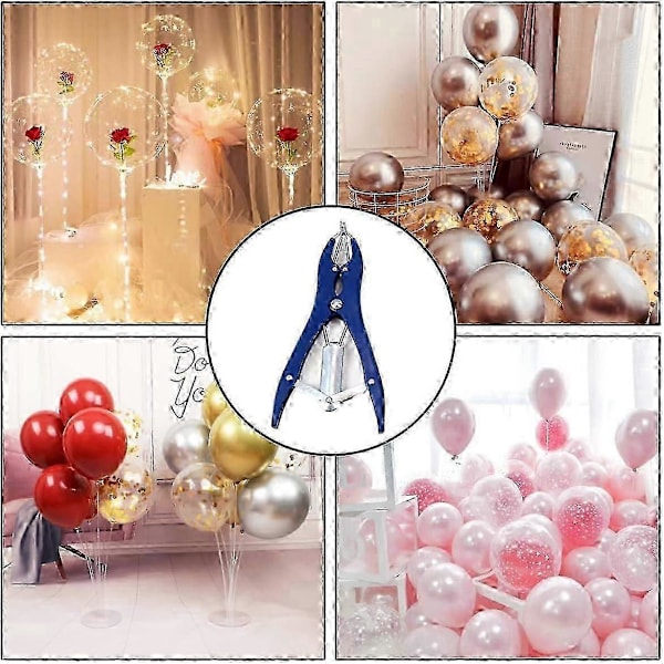 Ballongöppningsverktyg Ballongfyllningstång Ballongexpanderande Tång Verktyg för Ballongfyllning Petaler Paljetter