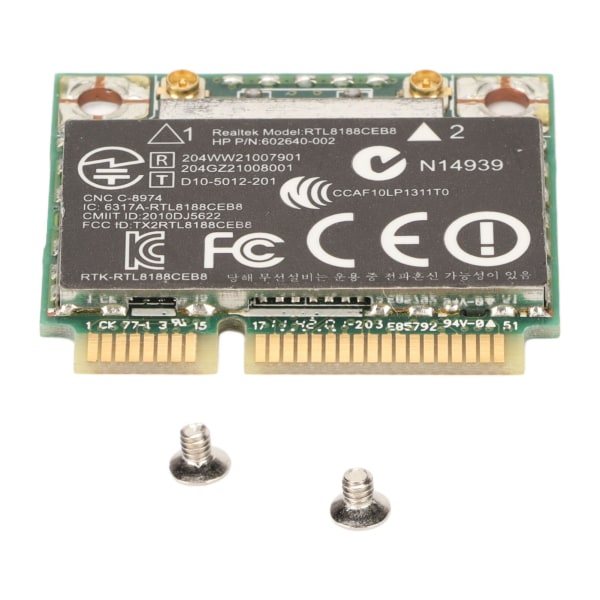 Mini PCIE netværkskort 2.4G trådløst plug and play bred anvendelighed PCB trådløst netkort til bærbar computer