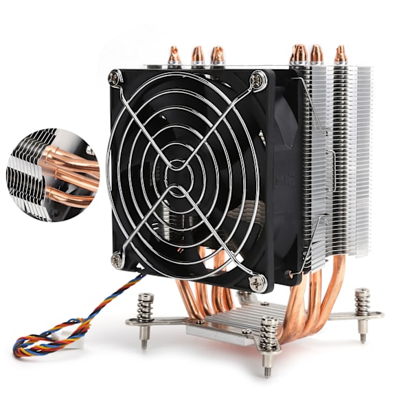 CPU-kylare kylfläkt för LGA2011 1366 1150 1151 1155 1156 datortillbehör