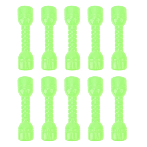 Treningsleketøy for armer for barn: 10 stk Små plasthantler, ideell for morgentrening hjemme (grønn)