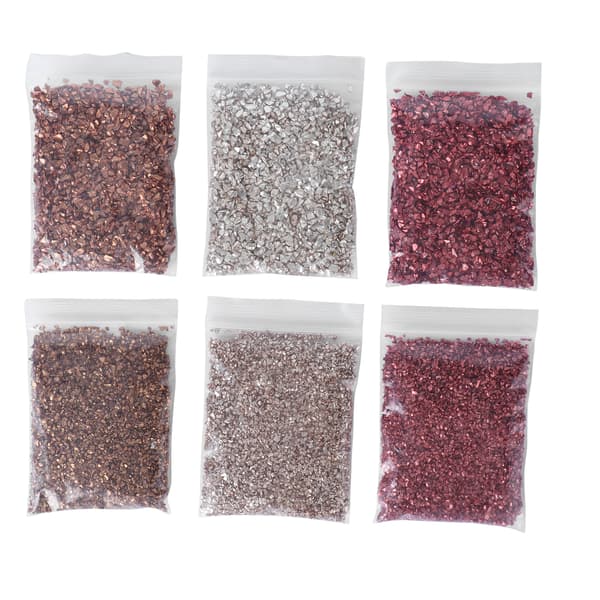 Glitrende Glas Glitter DIY Irregulære Glasstykker Knust Glasform Fyld Dekoration