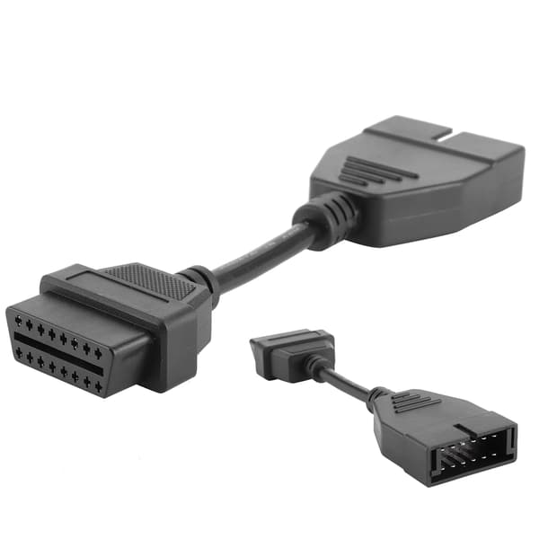 Professionel Auto Diagnostisk Konnektorkabel til GM 12Pin Han til OBD1 OBD2 16Pin Hun Adapter