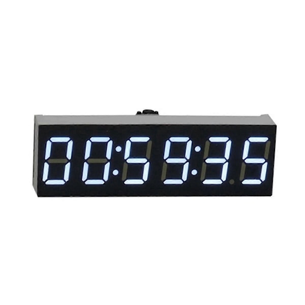 0,36 tommer 6-bit Clock LED elektronisk ur med sekundvisningsmodul-D