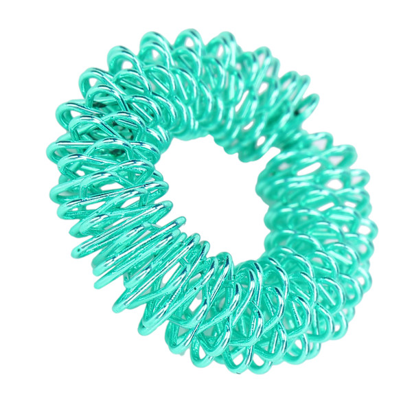 Spiky Sensoriske Fingerringe Fingre Massage Stresslindrende Smerteterapi Ringe til børn Voksne Grøn