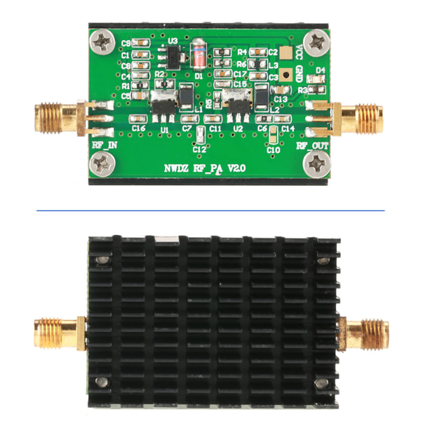 2MHz-700MHZ 3W HF VHF UHF FM-sändare RF-effektförstärkare för radio