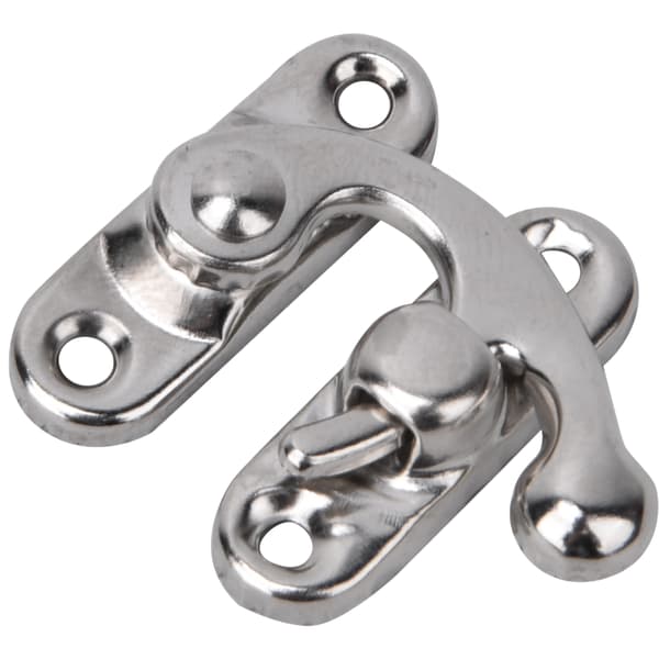 30 st Haspel Retro Stil Järn Låshaspel för Smyckespresentaskar 3,2 x 2,8 cm Silver Höger Låshaspel