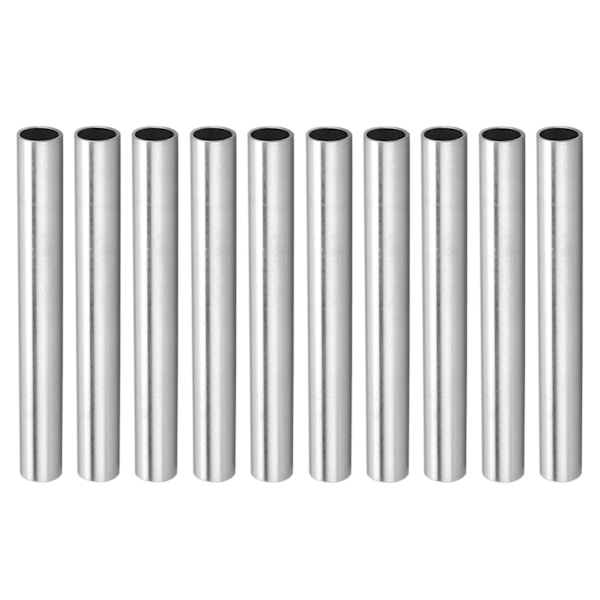 10 stk aluminiumsrør runde rette rør robotstøtteverktøy Dia 12mm 6100-1012-0100