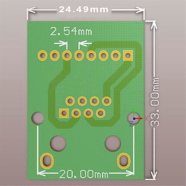 4 st RJ45 Ethernet Hona Uttag Kontakt Breakout Board