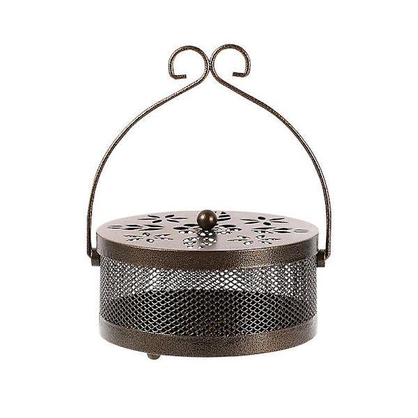 Bærbar Retro Myggespiralholder til Hjemmet og Camping