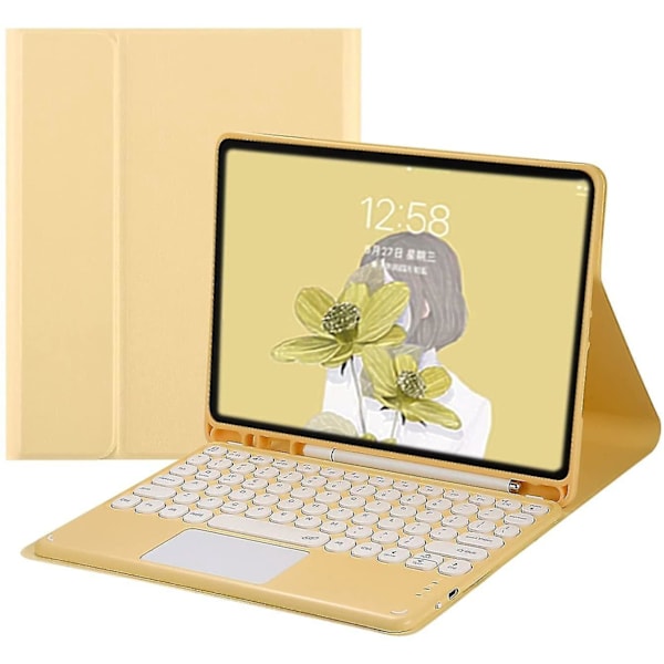 Avtakbart berøringstastatur for iPad 10. generasjon 2022 gult