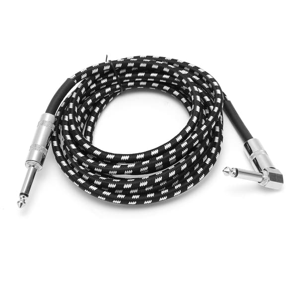 JORINDO 6.35MM Hane Huvud Ljud Gitarrkabel Elgitarr Förstärkarkabel 1/4 Tum Instrumentkabel 3 M