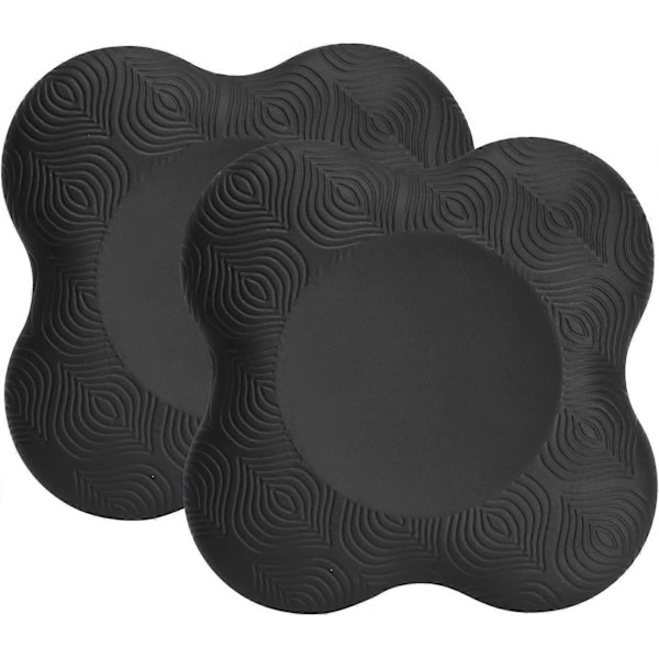 2 STK 7,9x7,9/20x20 cm Yoga Knæpude, Skridsikker Yoga Knæpude i Skum, Komfortabel Yoga Støttepude, Sports Balance Pude til Beskyttelse af Knæ, Ankel,