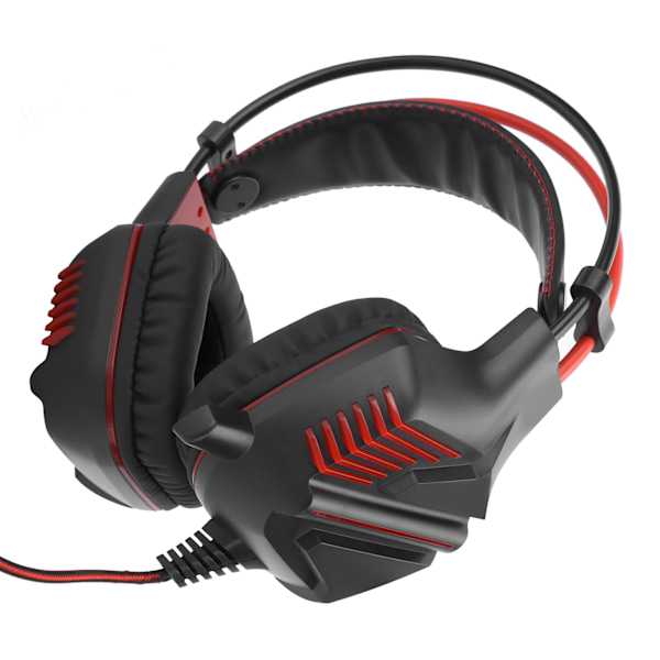 Q12 USB Gaming Headset Justerbar Mikrofon Støyreduksjonshodetelefoner Headset
