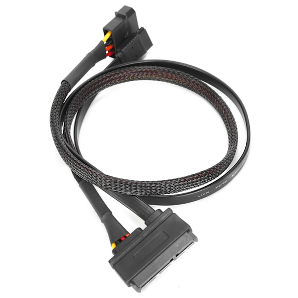 Sata-kabel 7+15Pin 4Pin hann til Sata hunn 3.0 datastrømutvidelseskabel for ekstern harddiskdataoverføring