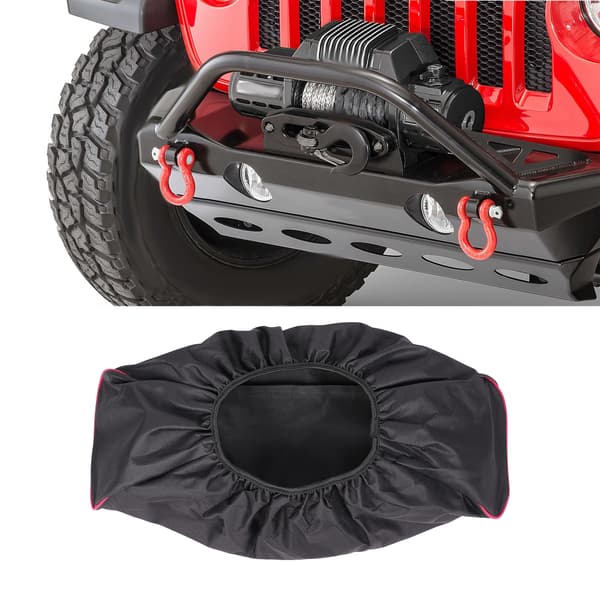 Vattentätt Dammtätt Vinchskydd Elastisk Design Skyddsduk för 8 500 ‑ 17 500 Lbs Vinch