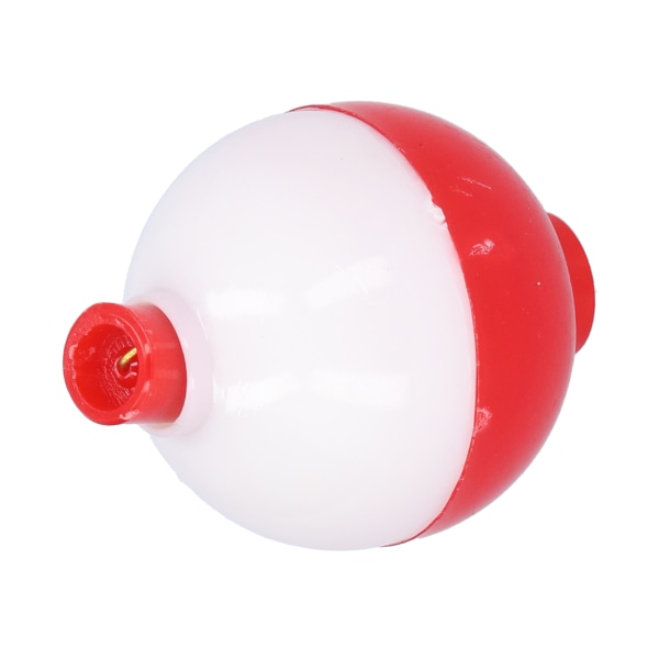 Fiskeballformede flyter ABS runde bøyebobber Fiskeagn tilbehør Rød Hvit45mm/1.8in