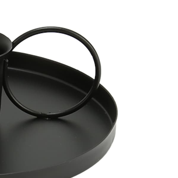 Elegant Retro Ljusstake i Järn för Meditation - Set om 2