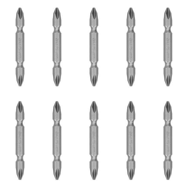 10 kpl ruuvimeisselin terä sähköinen kaksoispää, vahva magneettinen S1/4 käsityökalulaitteisto 65 mm