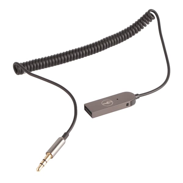 Bluetooth-adapter 3,5 mm aluminiumslegering Bluetooth-mottaker for bilstereo musikkstrømming