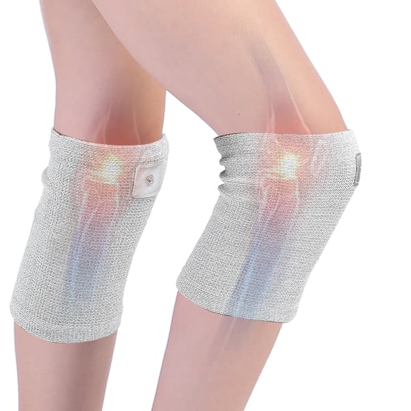Elektrod Knäskydd Silverfiber Ledande Knäskydd Massage Puls Elektroterapi Knästöd
