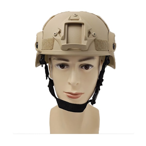 Militärhjälm för spel, militär fältkrigsspel, hjälmöverdrag, multifunktionell cykelutrustning, sandfärg