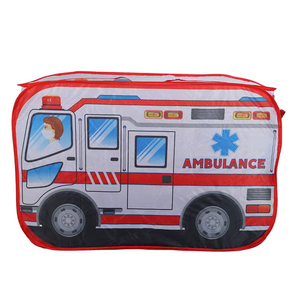 Sammenleggbart barnetelt Innendørs Utendørs Lekehus Ambulanse Sammenleggbart Pop Up Leketelt