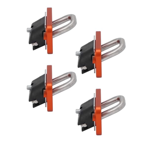 4 stk. ladbindeankre 1000 LBS bærende rustfrit stål erstatning for Chevy Silverado 2007-2021 Orange
