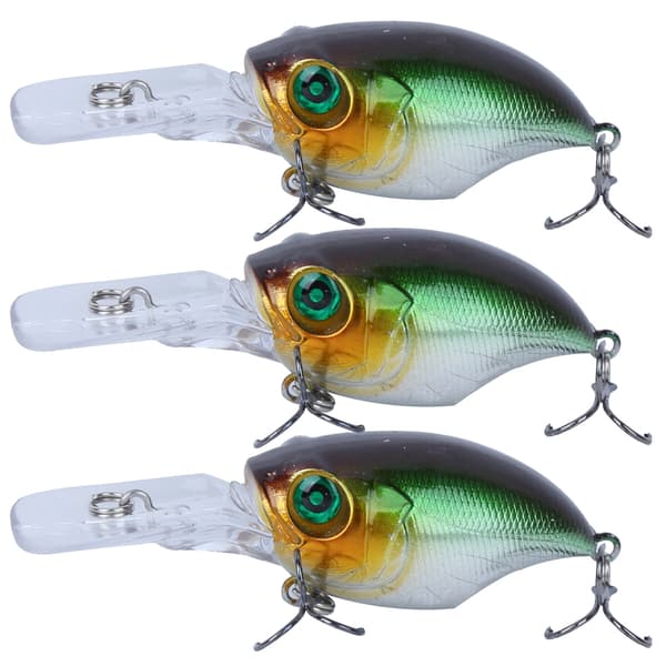 3 st Deep Diving Hook Scrapper Bete Artificiell Simulation Livsliknande Fisketackel 2#