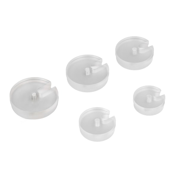 5 st Set Urmakare Press Modell Set Plast Professionell Transparent Watch Press Verktyg för reparatör