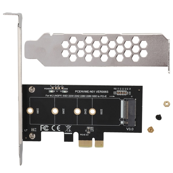 PCI-E til M.2 Expansion Card Connector Converter for M2 NGFF NVME-harddisk