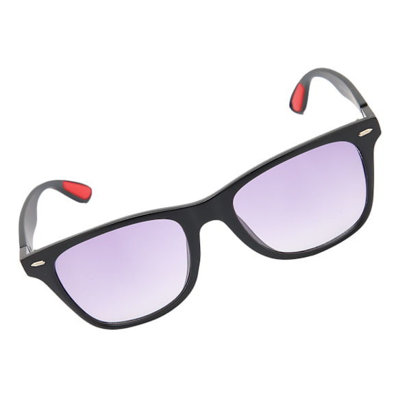 Eldre lesebriller Blått lysblokkerende Fasjonable unisex-brillebriller Svart(+250 )