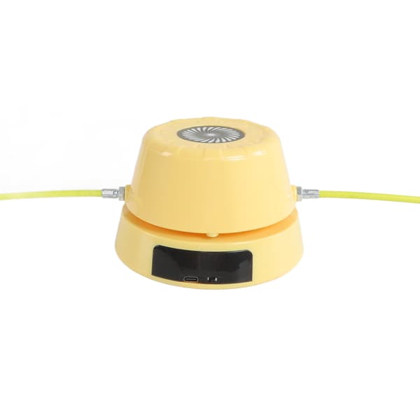 Smart Hoppemaskin Sikkerhet Automatisk Intelligent Telling Elektrisk Hoppemaskin for Barn Gul