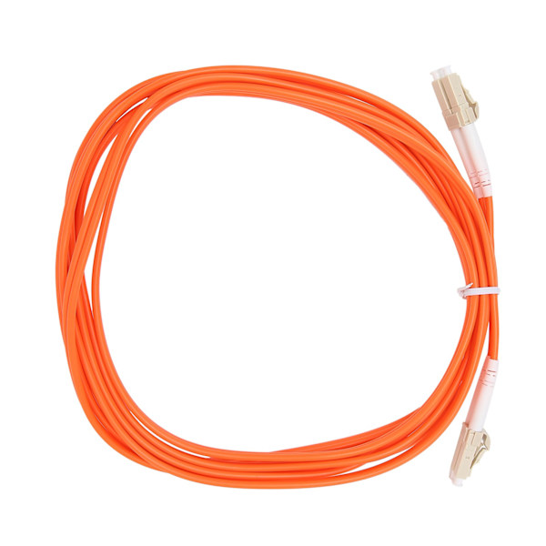 Optisk kabel Multi-Mode Dual-Core LC/UPC optisk fiber för dataöverföring.