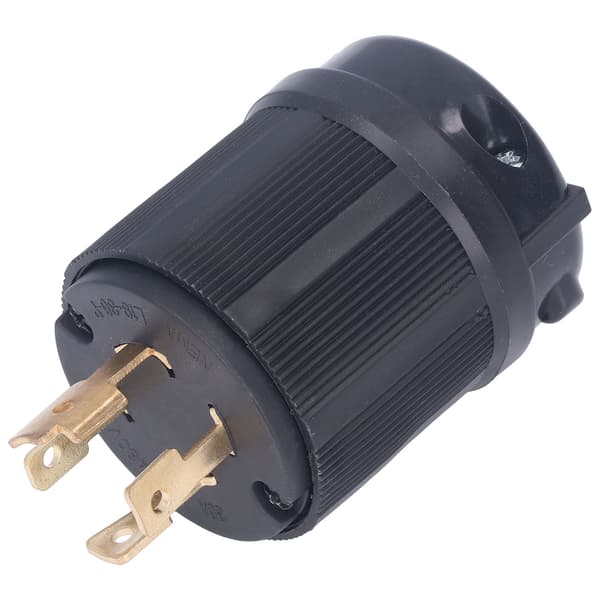 Låsestik PA66 Plast Messing 4 Hul Generator Stikforbindelse til Tørretumblere 30A 277 480V
