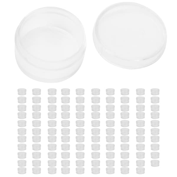 100 stk. Perler Urdele Hardware Opbevaringsboks Smykker Småting Beholder Organizer 2cm