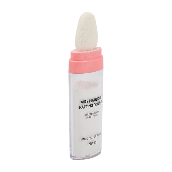 Luftigt Highlight Patting Powder Glødende Makeup Ansigts Pudder Blusher Highlighter til Hverdagsbrug