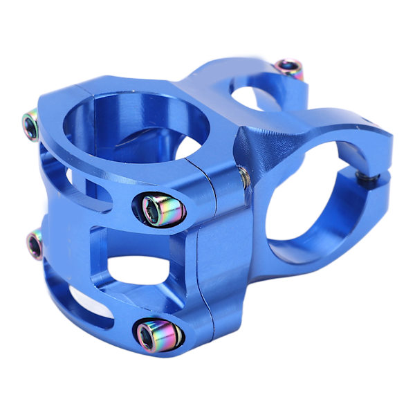 LeBycle Sykkelstyre Stem 31.8mm Kort Hul Fjellsykkel Speed Drop Stem CNC Aluminium AlloyBlå