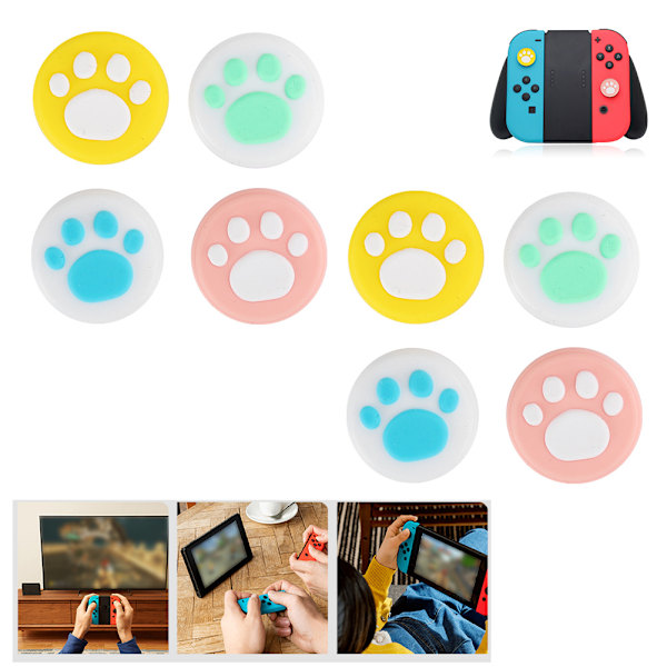 2 set kattklo tumgreppskydd för Switch-kontrollkepsleksaker med bra känsla001