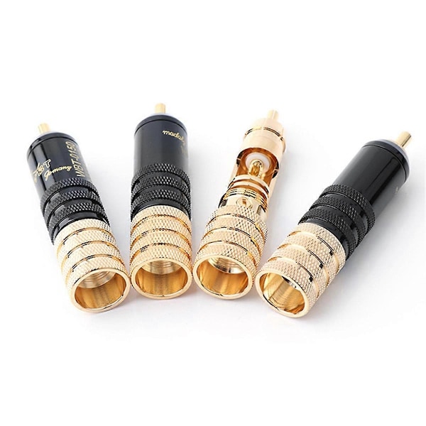 4 ST WBT-0150 Plugg Jack Adapter Hifi Pluggkontakt