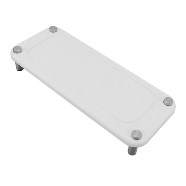 Vask Caddy Instant Dry Sink Organizer Tørker umiddelbart Vaskholder Diatoméjord Pedestal Stativ Riser med Rustfritt Stål Føtter Hvit