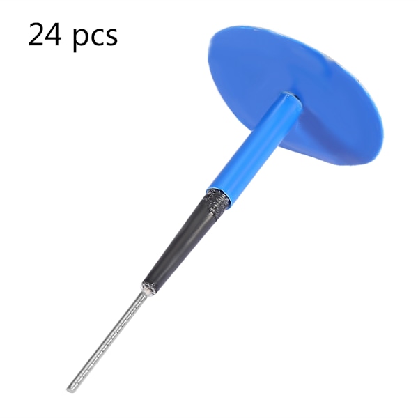 24 stk. Universal Tubeless Dæklapning Svampepropel Patch Gum（#3） til Bil og Motorcykel
