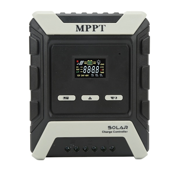 MPPT Solar Controller Opladningsregulator Solpanel Regulator LCD Farvedisplay 10A 12V-80V