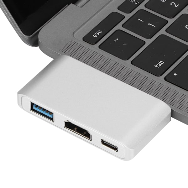 3-i-1-adapter Type-C-hub med PD-oplader HDMI-interface til OS X-telefoner og -tablets