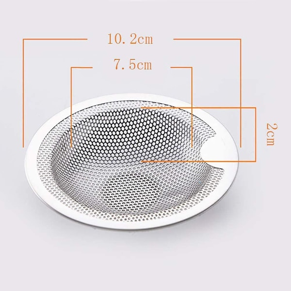 Rustfrit Stålvask Si, 2 stk. (10 cm)