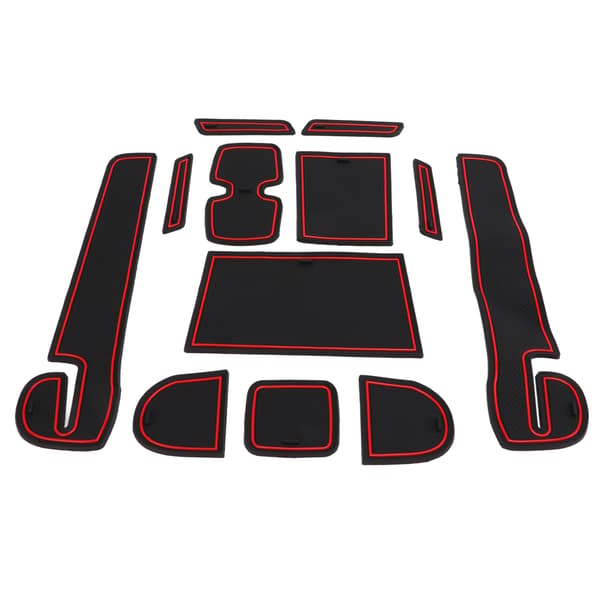 12 STK Midtkonsollforingsmatter Luktfri Fleksibel Erstatning for Suzuki Swift 2018-2020