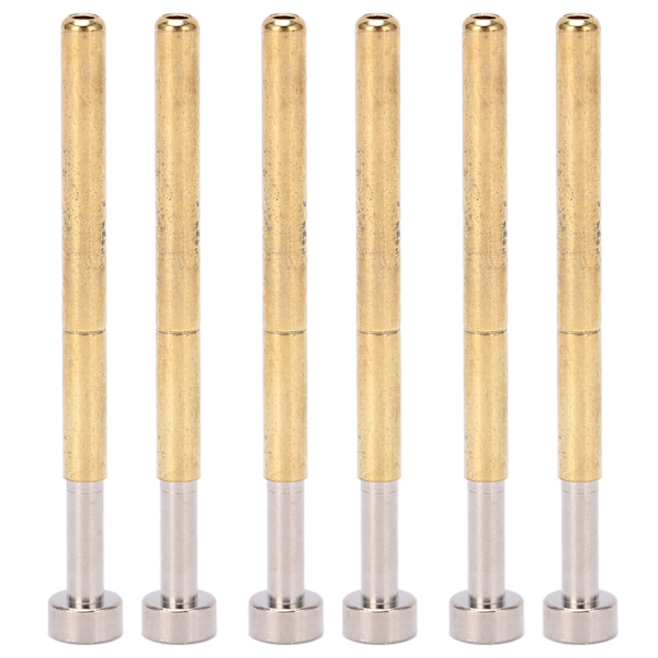 100 stk. Pogo Pin Fladt Hoved Fjeder Test Probe Messing Materiale 2,36 mm/0,1 tommer rørdiameter 34 mm/1,3 tommer PCB testprober